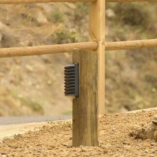 Borne d'éclairage en bois pin classe 4, pour l’aménagement extérieur des espaces publics