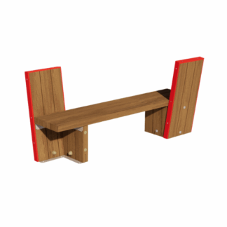 Banc de l’amitié en bois, mobilier extérieur pour écoles, aires de jeux, autres espaces publiques